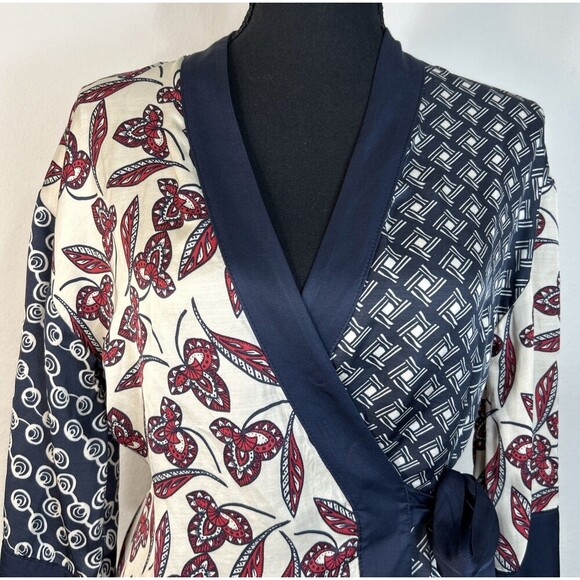 Meadow Rue Anthropologie Patchwork Kimono Wrap Size XS - Picture 11 of 14